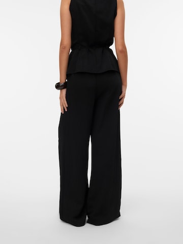 VERO MODA - Pierna ancha Pantalón plisado 'VMLieve' en negro