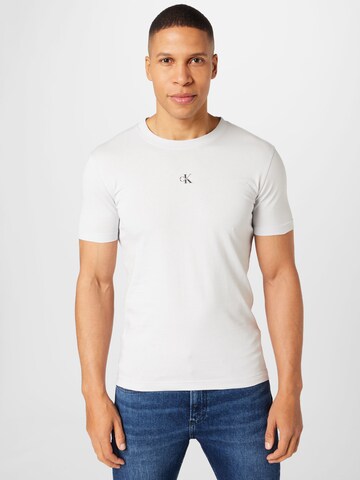 Calvin Klein Jeans - Camiseta en blanco: frente