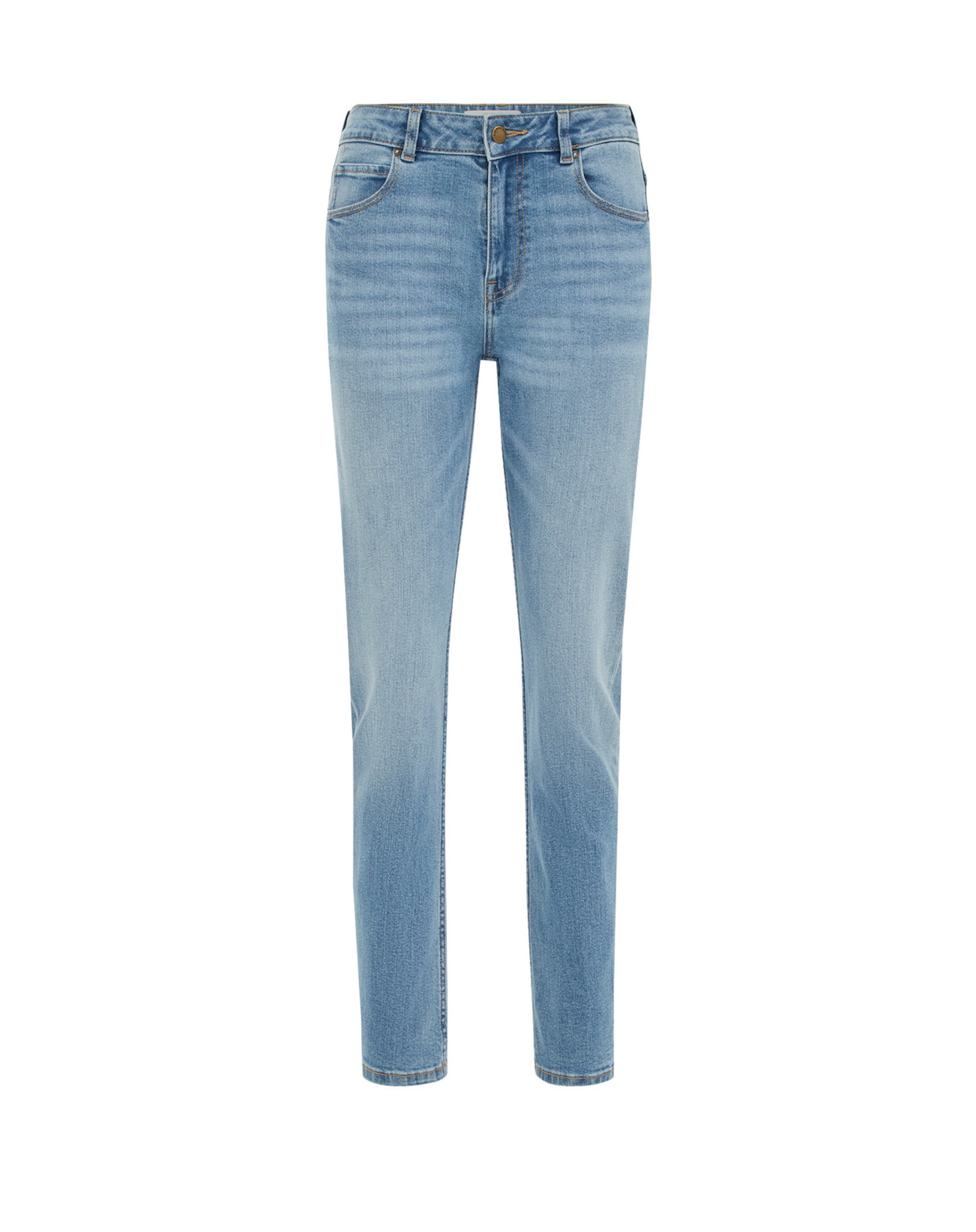 WE Fashion Slimfit Τζιν σε μπλε: μπροστά