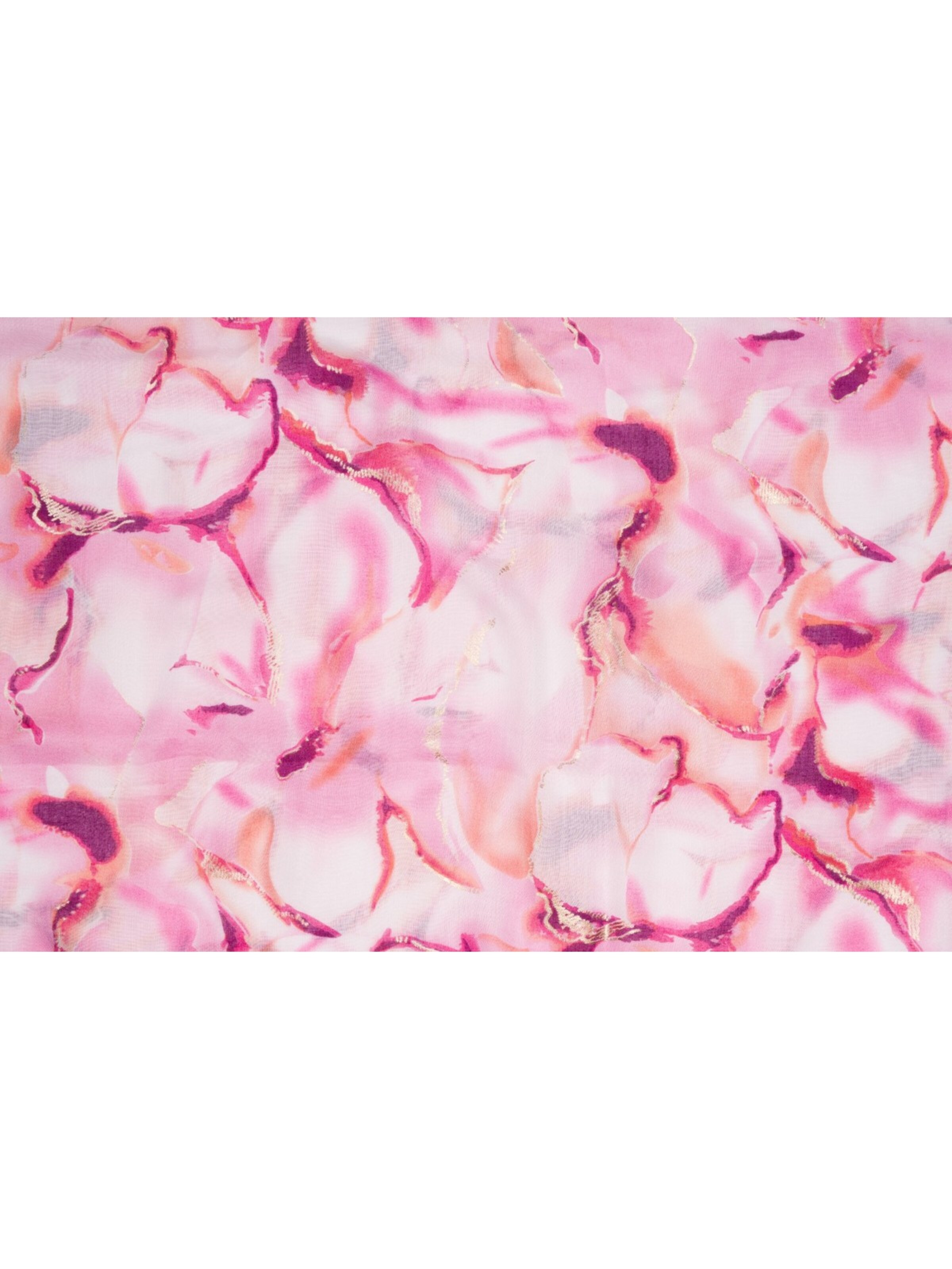 styleBREAKER Schal 'Schal Marmor Muster Metallic Akzente'‌‌‌‌‌‌‌‌‌ in Pink