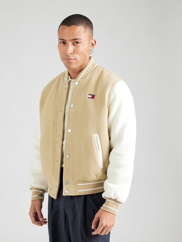 Tommy Jeans Between-season jacket in Beige: front