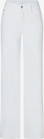 MAC Wide leg Jeans in White: front