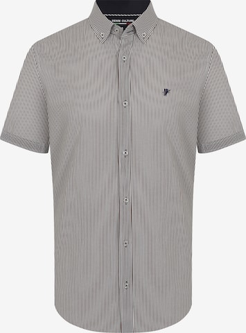 DENIM CULTURE Regular fit Overhemd 'TIM' in Bruin: voorkant