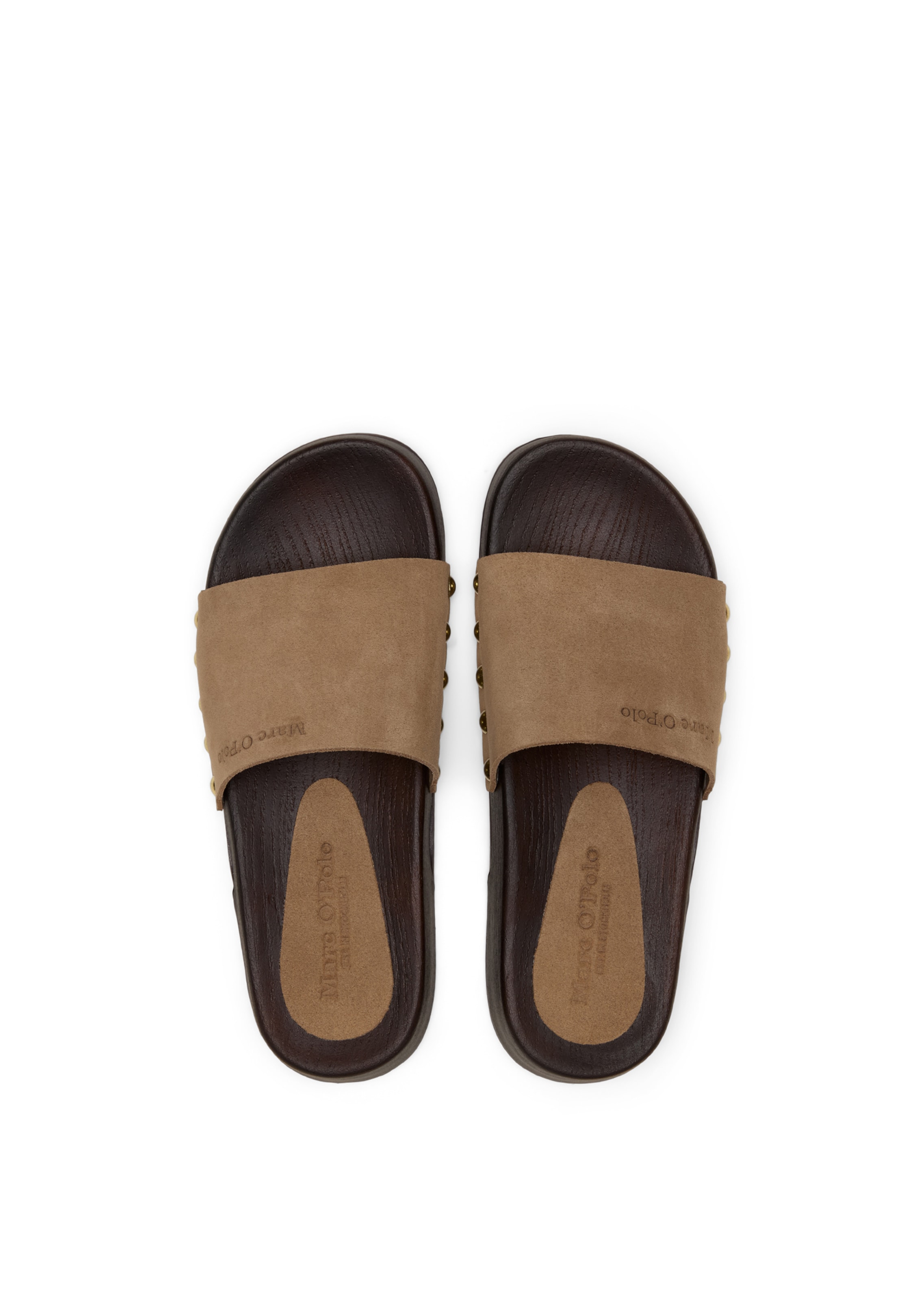 Marc O'Polo Clogs in Braun