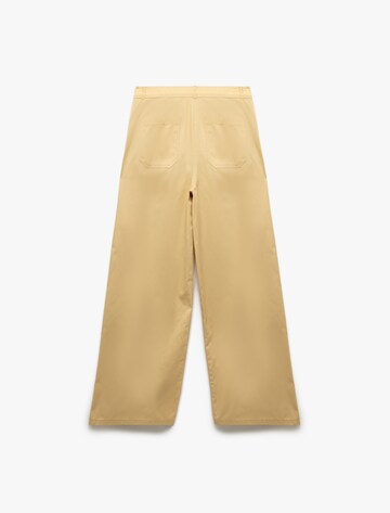 Koton Wide Leg Hose in Beige