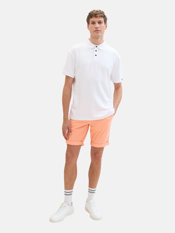 TOM TAILOR DENIM Slimfit Shorts in Orange