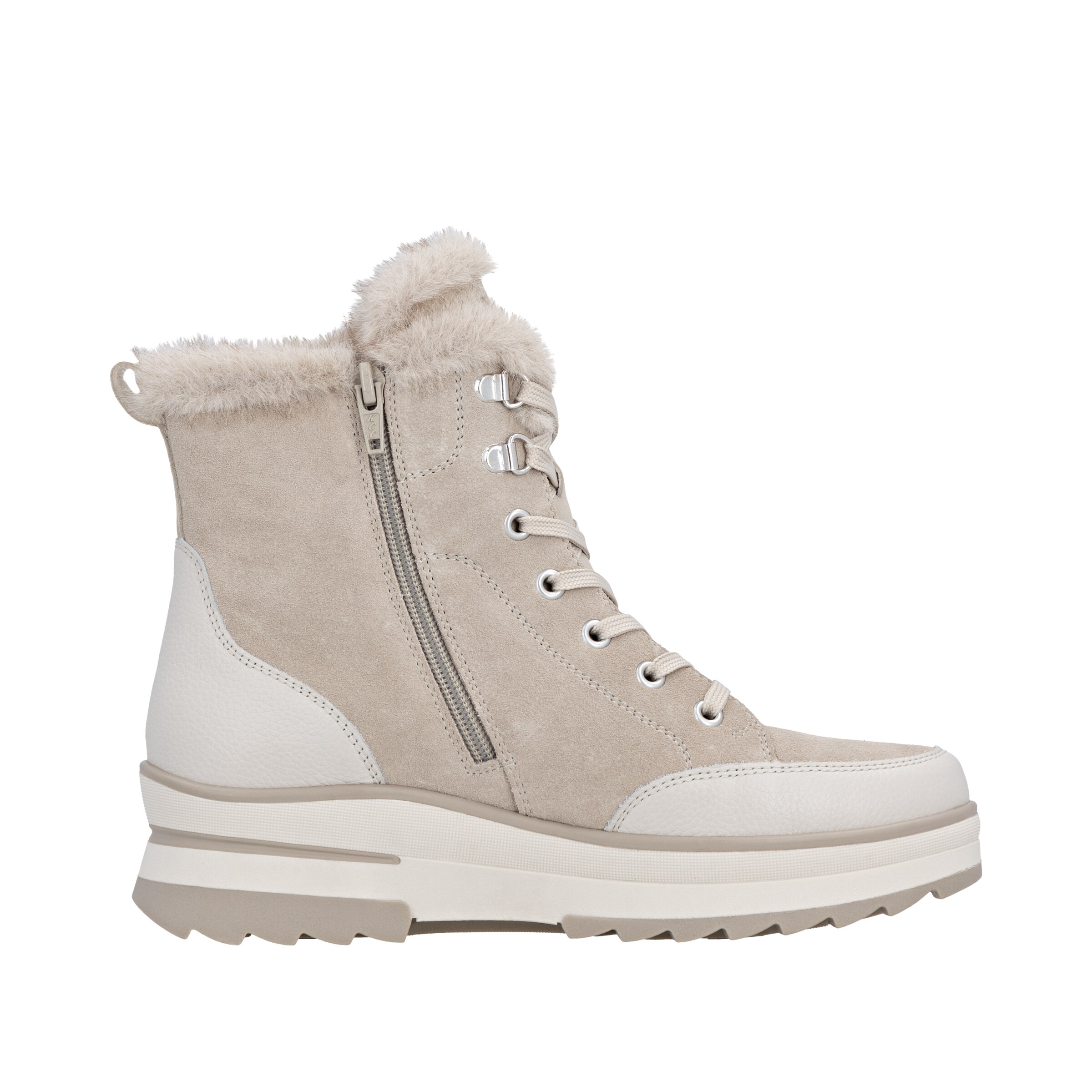 Bottes à lacets 'D2B76' REMONTE en gris