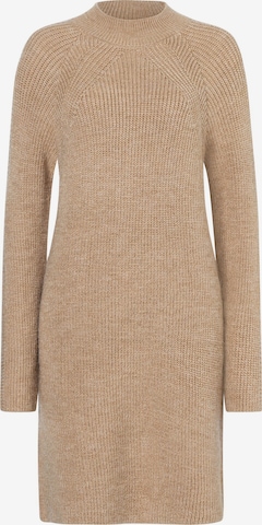 MORE & MORE Knitted dress in Beige: front