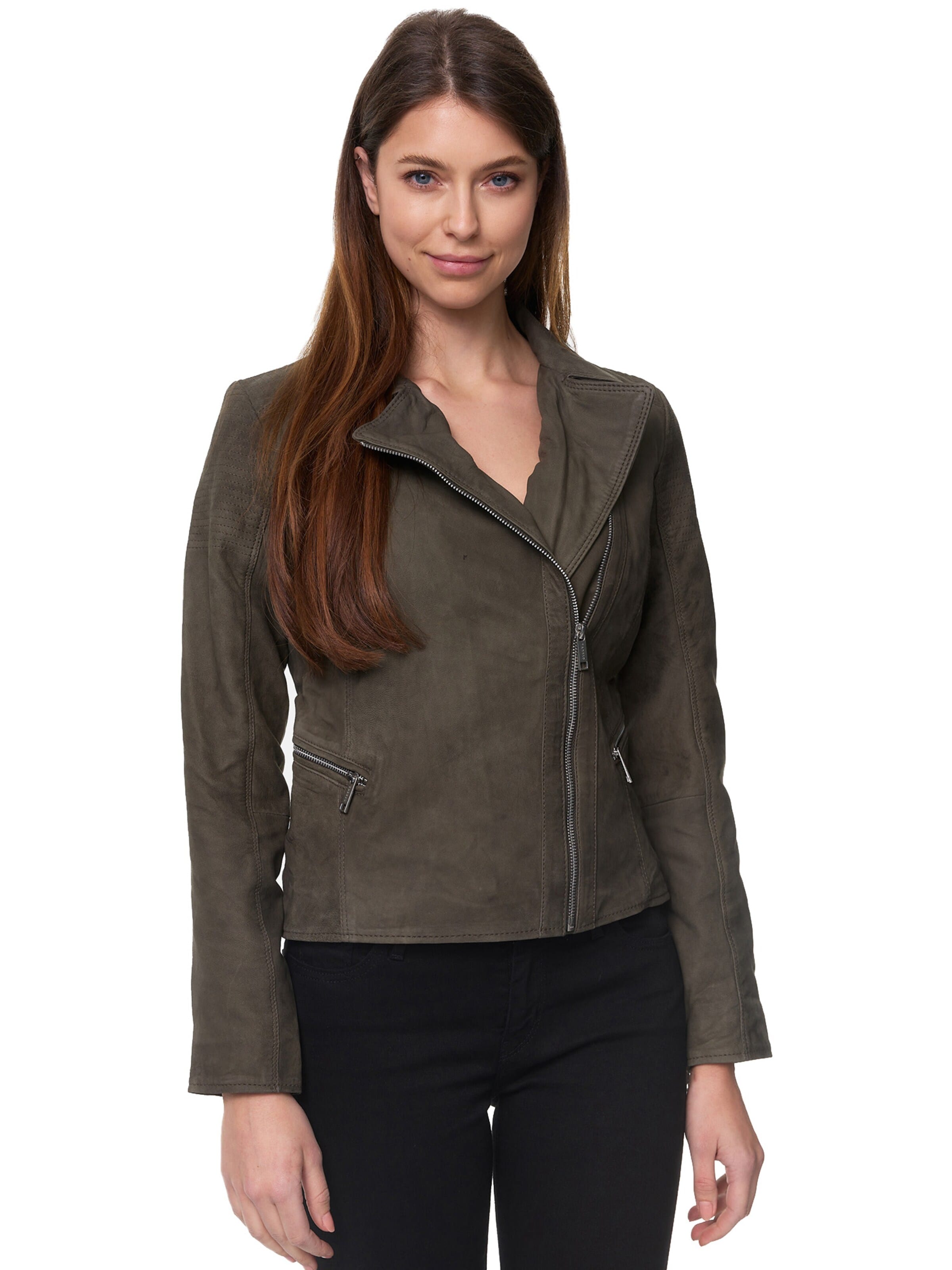 Tazzio Übergangsjacke 'F500'‌‌ in XS in khaki, Produktansicht