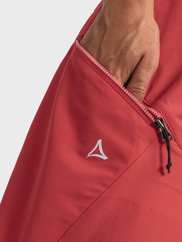 Schöffel Regular Outdoor trousers 'Arosa' in Red
