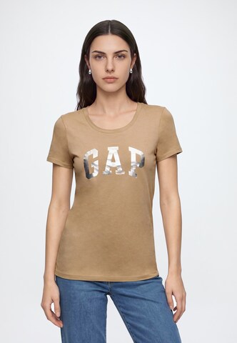 GAP Shirts 'CLASSIC NOVELTY' i brun: forside