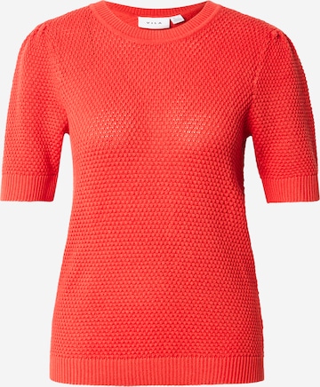 VILA Sweater 'VIDALO' in Red: front