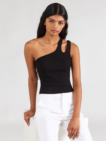 ABOUT YOU Top 'Tasha' in Black: front
