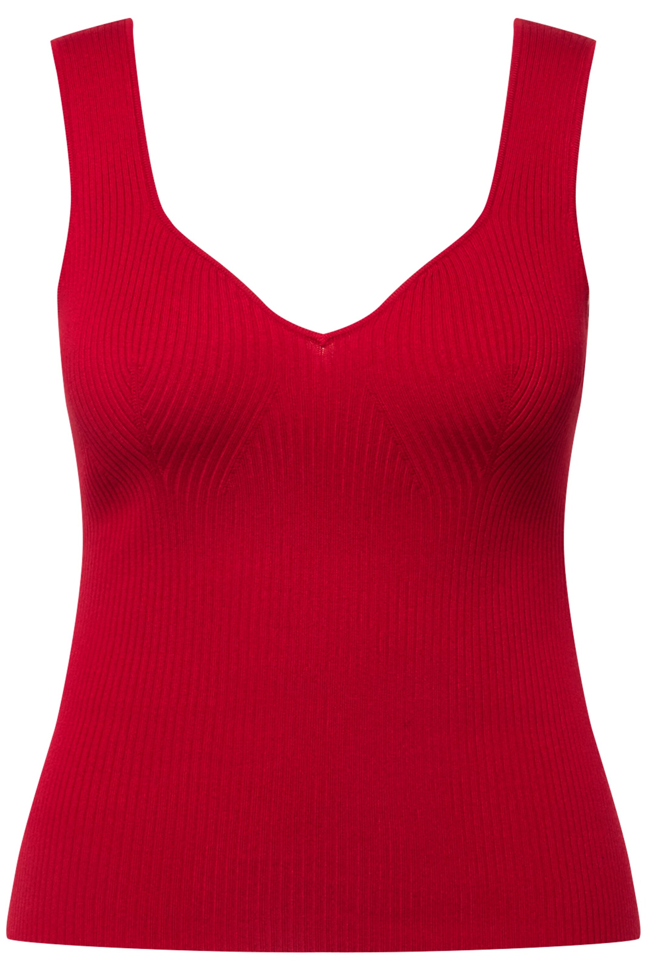 Ulla Popken Top in Rood: voorkant