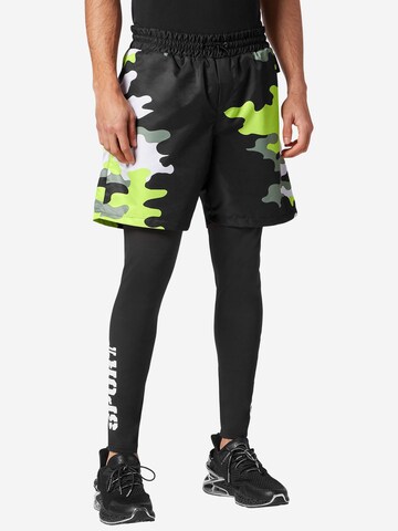 Plein Sport - Regular Calças em preto: frente