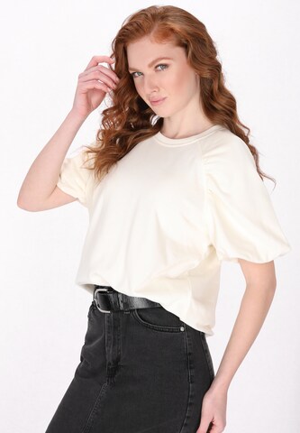 DreiMaster Vintage - Sweatshirt 'Fashion Look' em branco: frente