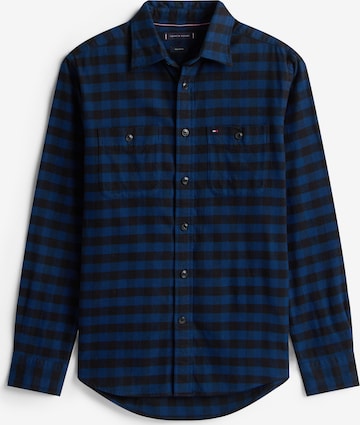 Coupe regular Chemise TOMMY HILFIGER en bleu : devant