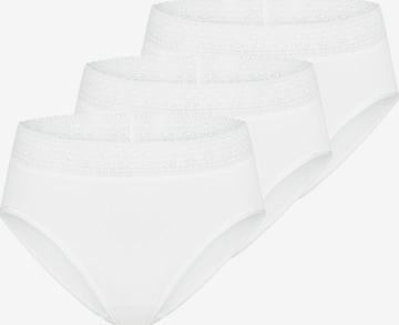 Mey Slip 'Modal Lace' in Weiß: Vorderseite