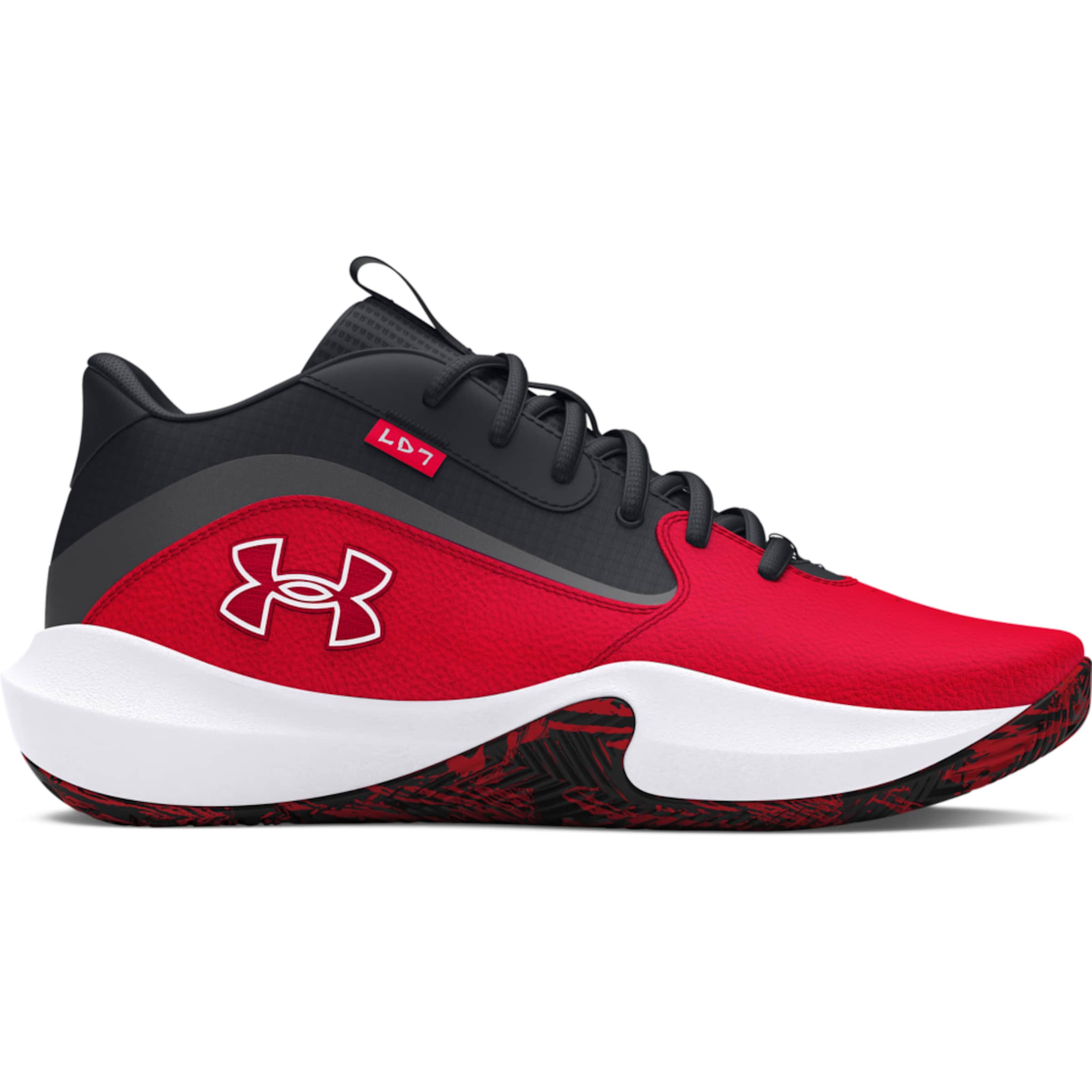 UNDER ARMOUR Athletic Shoes in Red: front