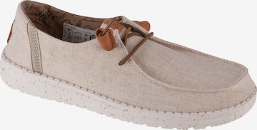 HEY DUDE Moccasin 'Hey Dude Wendy Washed' in Beige: front