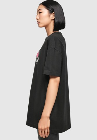 Merchcode Oversizeshirt 'Sunset Charm' in Schwarz