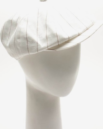 Brunello Cucinelli Hat & Cap in L in White: front