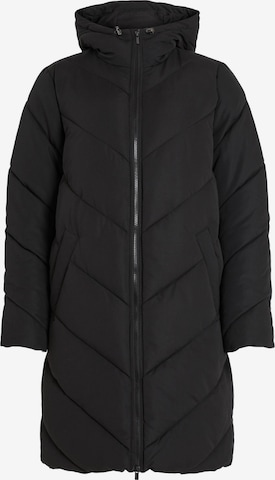 VILA Winter Coat 'Rust' in Black: front