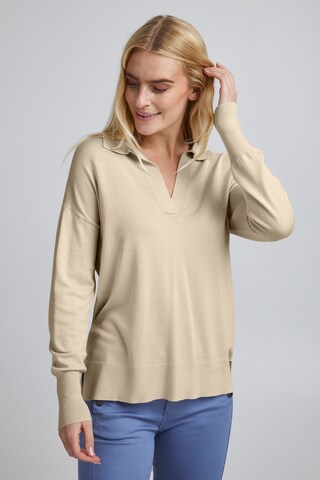 Fransa Pullover 'Emalva 1' in Beige: predná strana