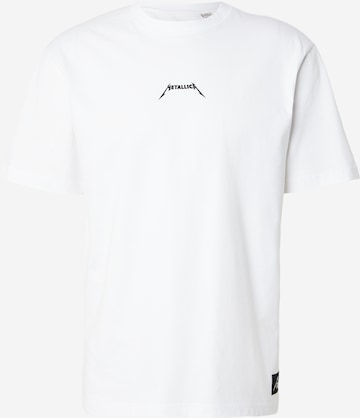 Only & Sons T-Shirt 'ONSMETALLICA' in Weiß: Vorderseite