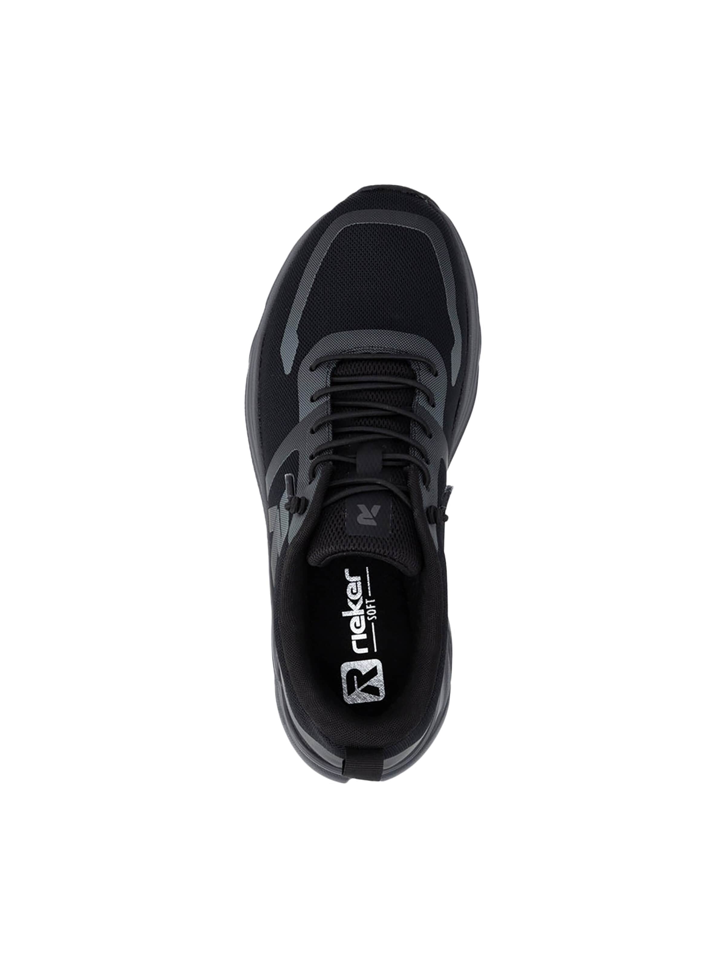 Chaussure de sport à lacets 'Sportliche Schnürsneaker' Rieker en noir