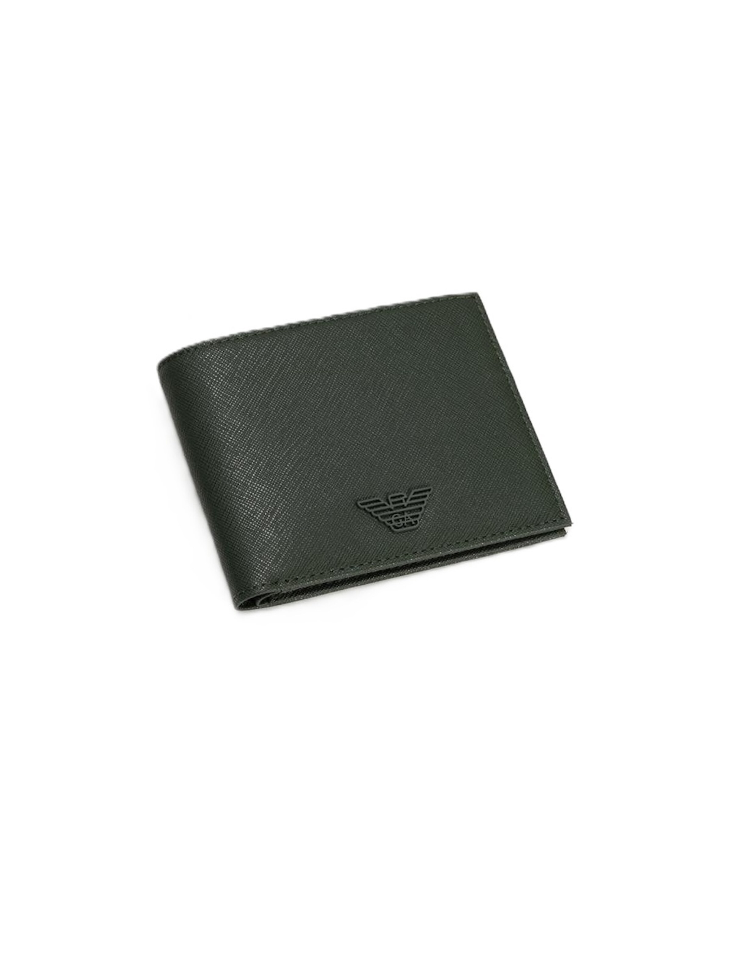 Emporio Armani Wallet in Green: front