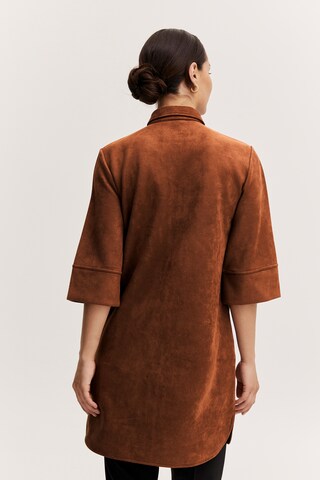 b.young Blouse 'Dosa' in Brown
