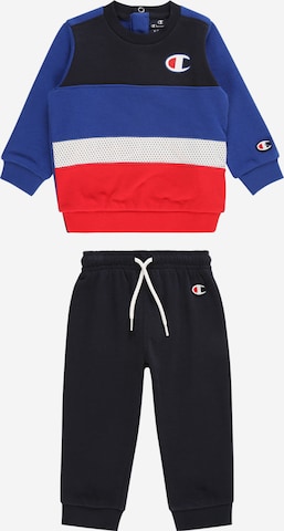 Champion Authentic Athletic Apparel Sweatsuit in Blue: front