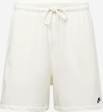 Regular Pantalon 'CLUB' Nike Sportswear en beige : devant