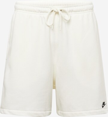 Nike Sportswear Regular Shorts 'CLUB' in Beige: predná strana