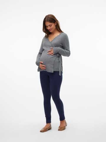 MAMALICIOUS Pullover in Grau