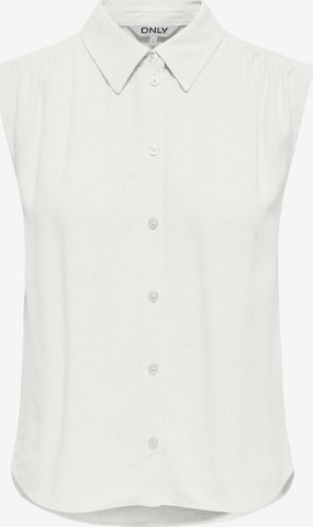 balts ONLY Blūze 'ONLSIESTA': no priekšpuses