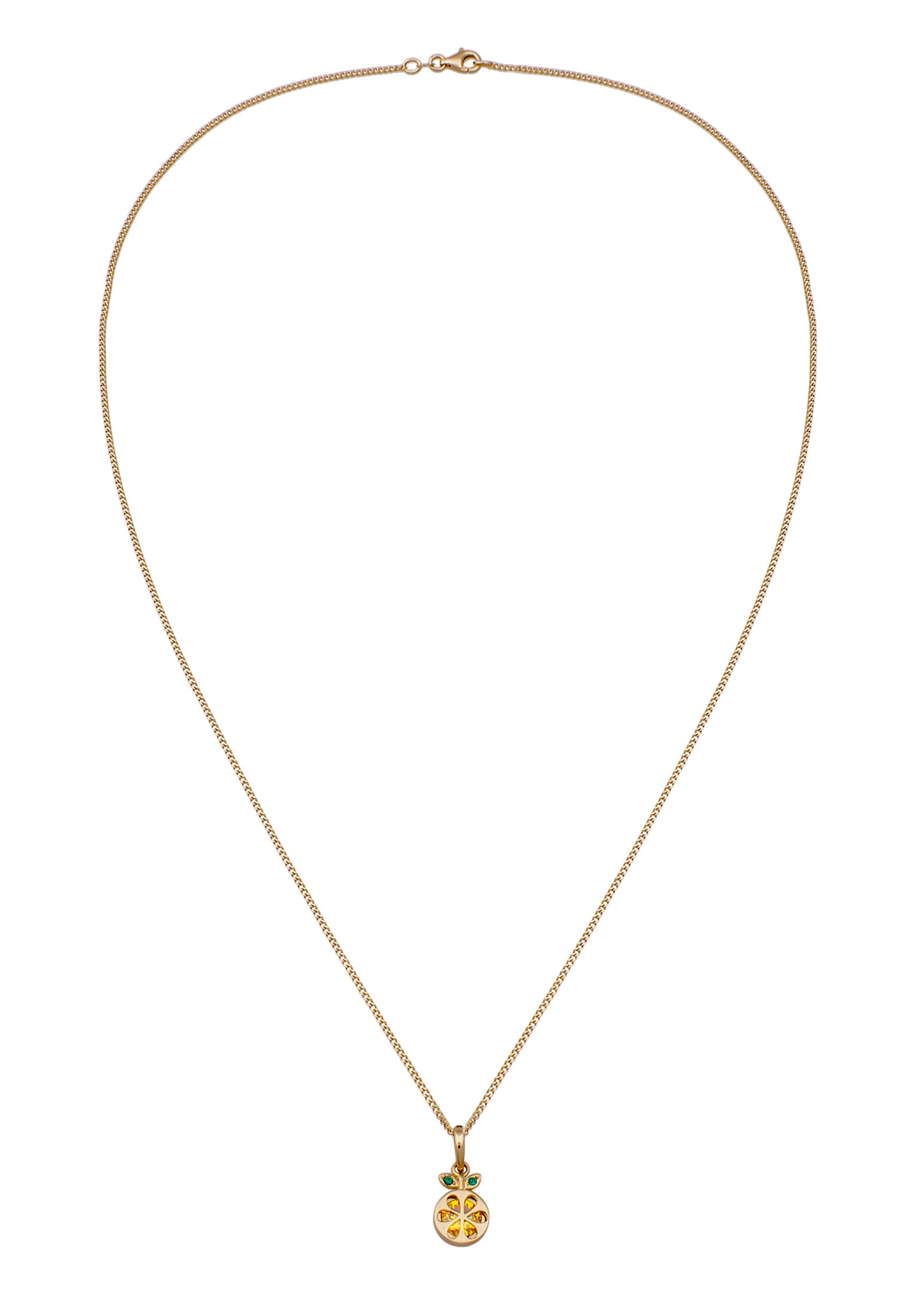 Chaîne Nenalina en or : devant