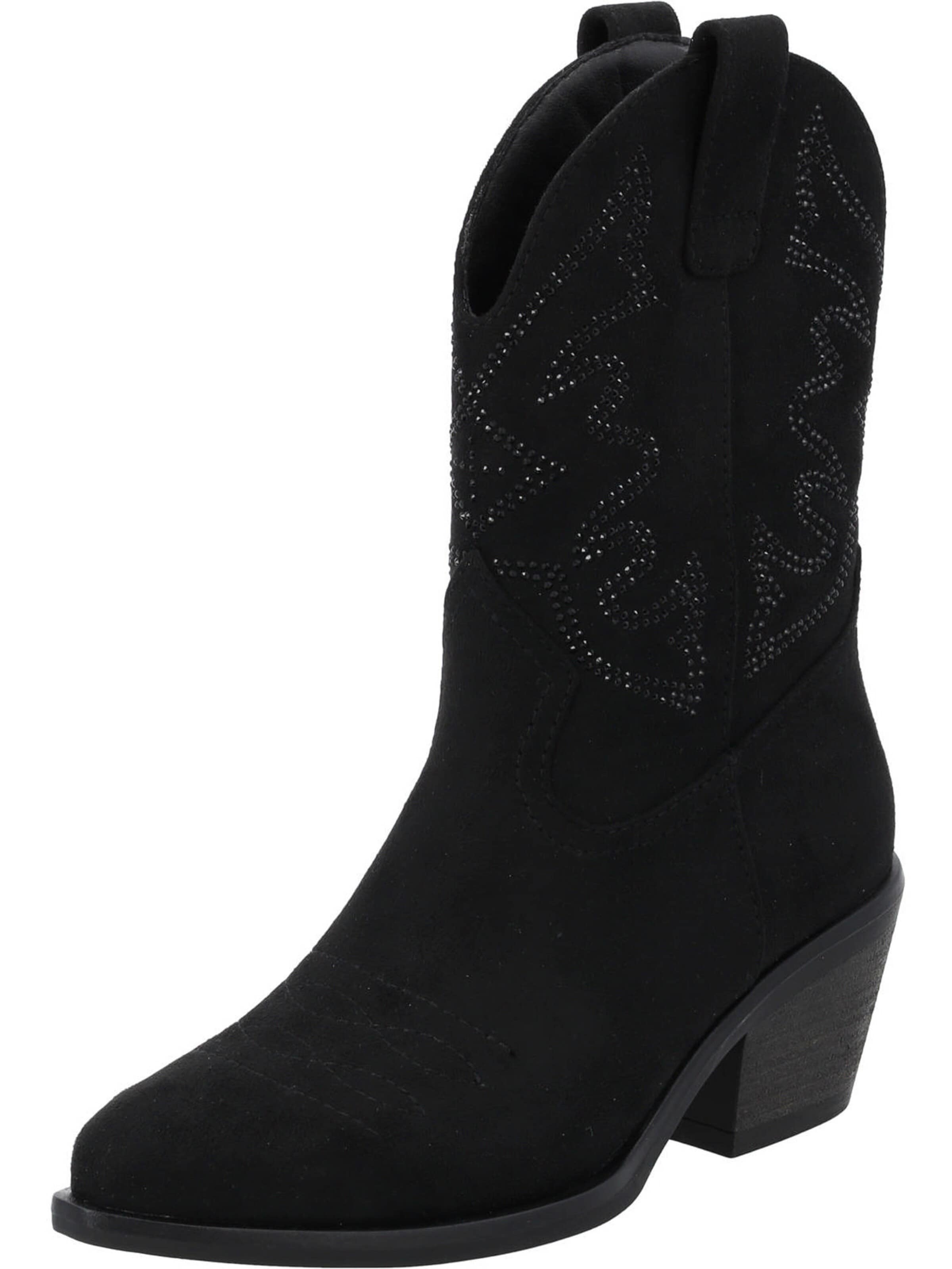 Palado by Sila Sahin Boots 'Meldy'‌‌‌‌ in Schwarz: Vorderseite