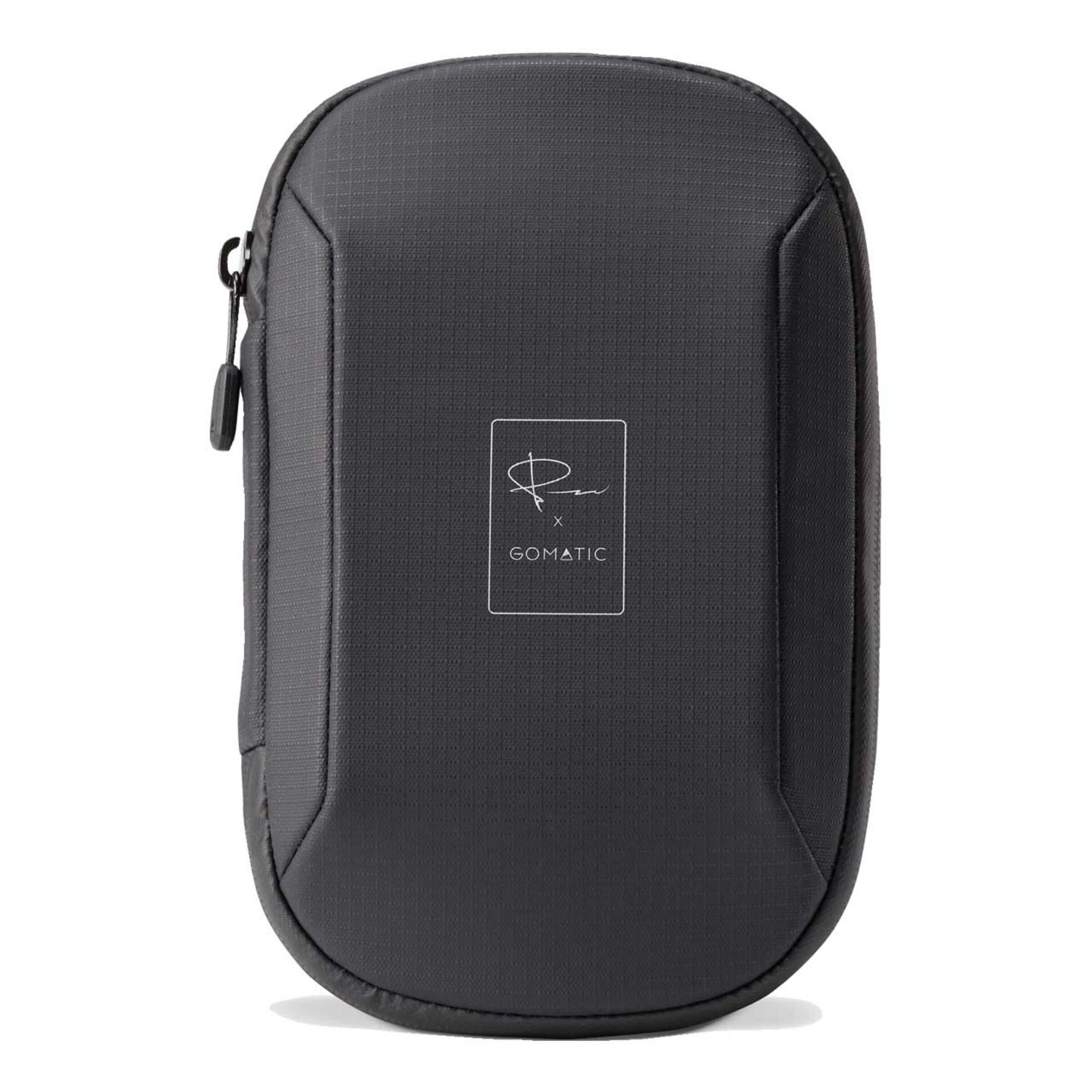 Gomatic Waschtasche in Schwarz: Vorderseite