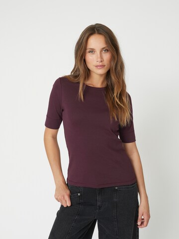 co'couture Shirt 'Granny' in Lila: voorkant