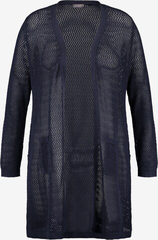 SAMOON Strickjacke in Blau: predná strana