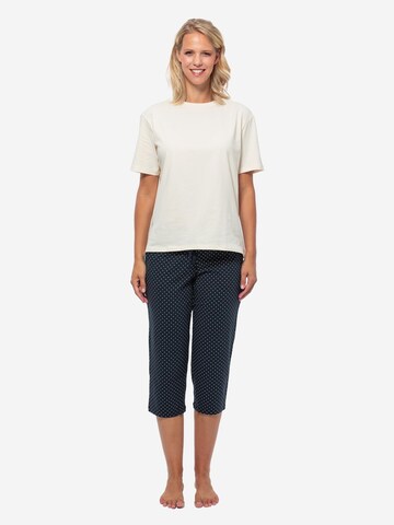 SCHIESSER Pyjama 'Cotton' in Wit
