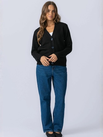 Cardigan ' Knitted Cardigan ' TEESHOPPEN en noir