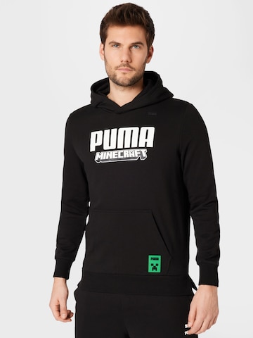 PUMA Sweatshirt in Black: front