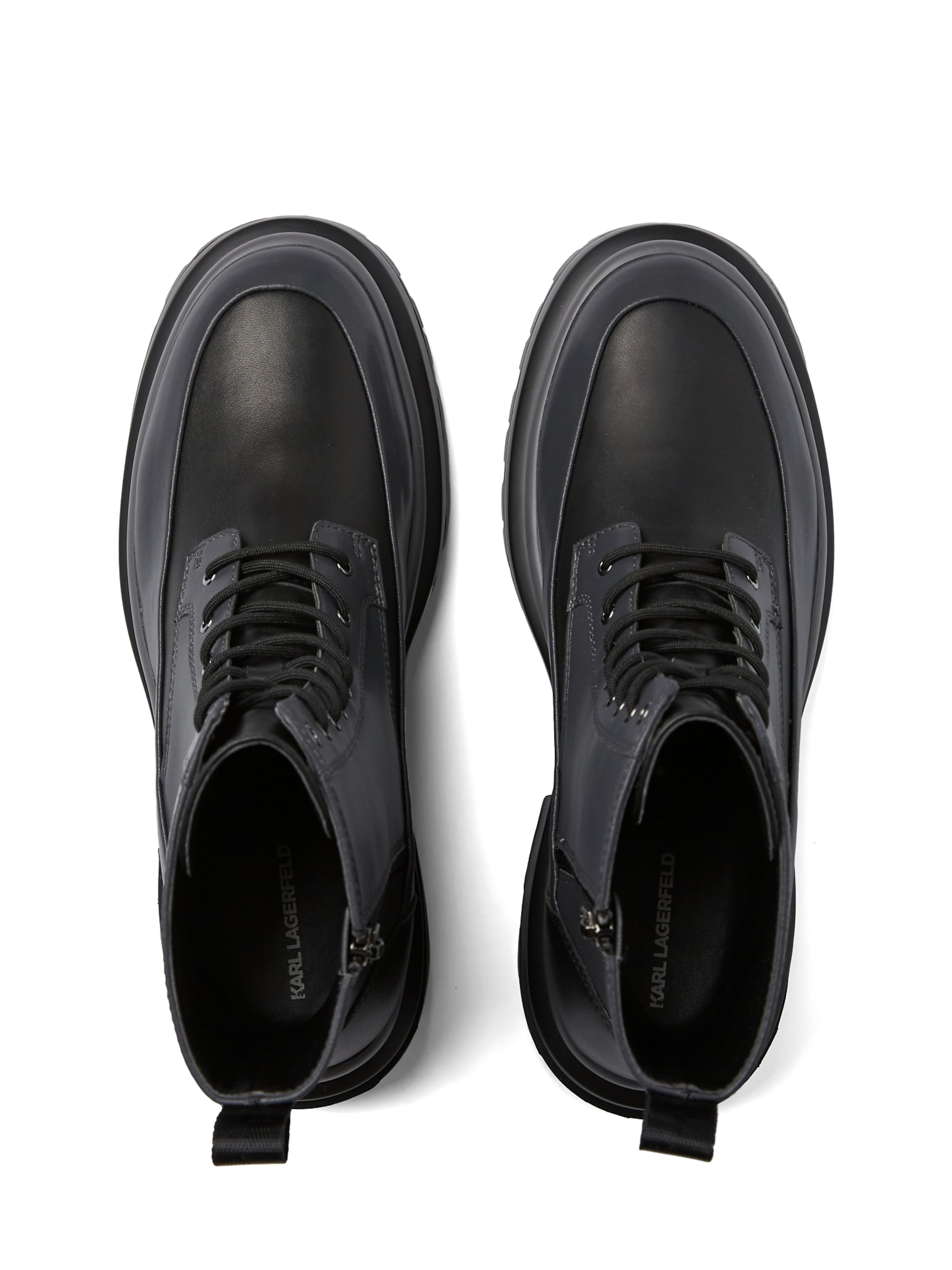 Bottines à lacets KARL LAGERFELD JEANS en noir