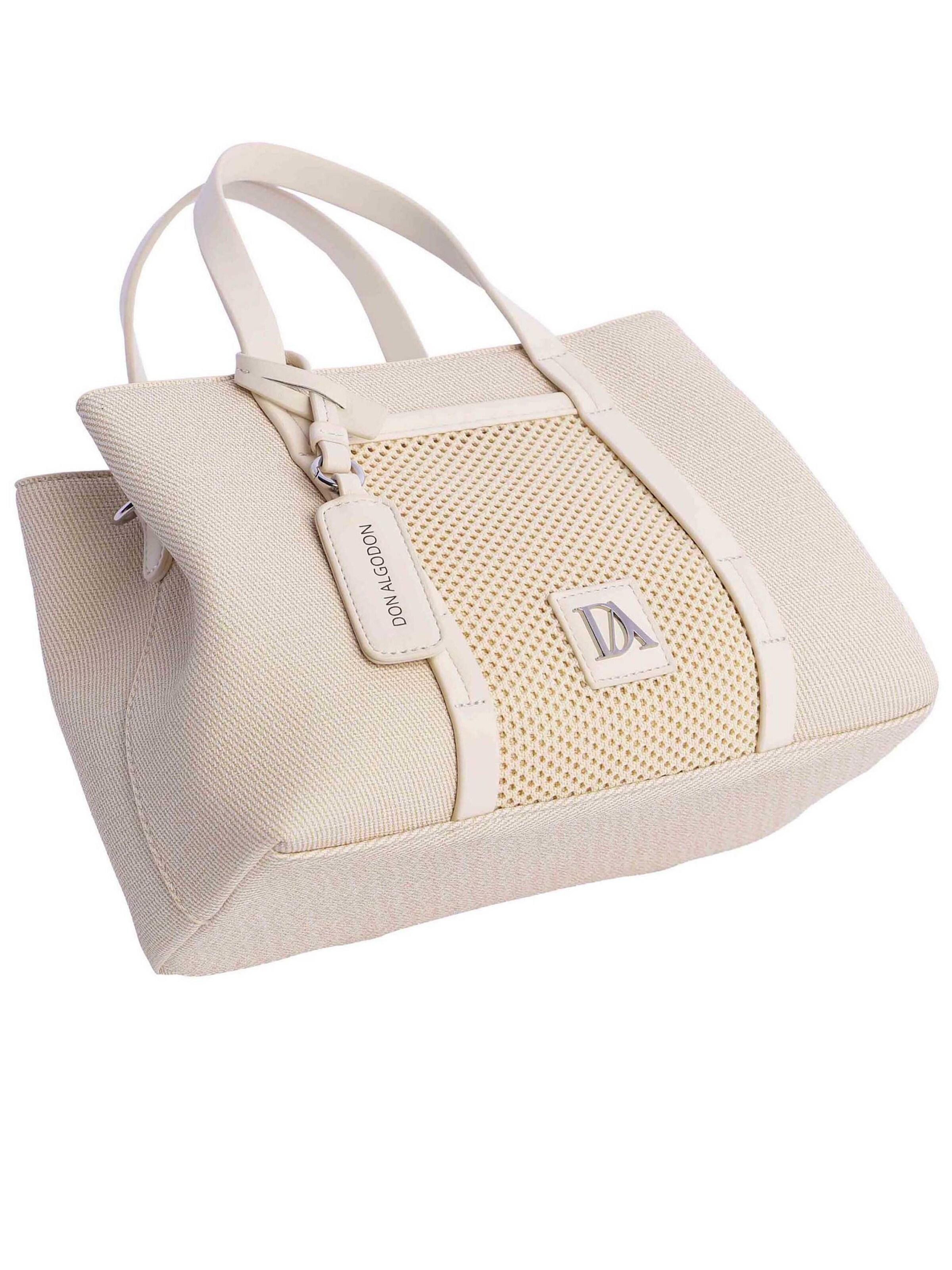 Don Algodon - Bolso de mano 'Cala' en blanco