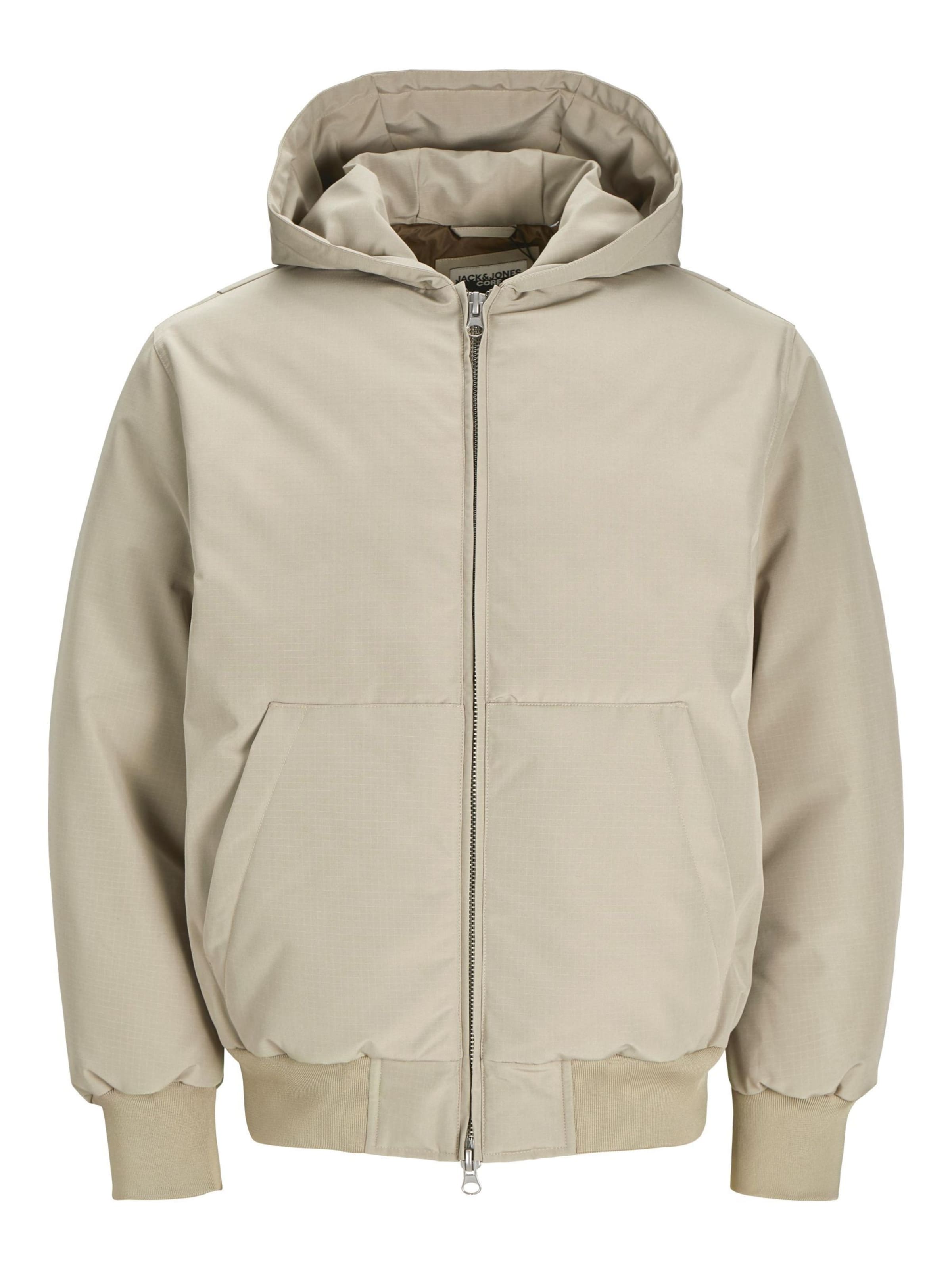 JACK & JONES Between-Season Jacket 'JJCollective' in Beige: front