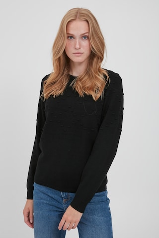 b.young Sweater 'BYNONINA DOT JUMPER' in Black: front