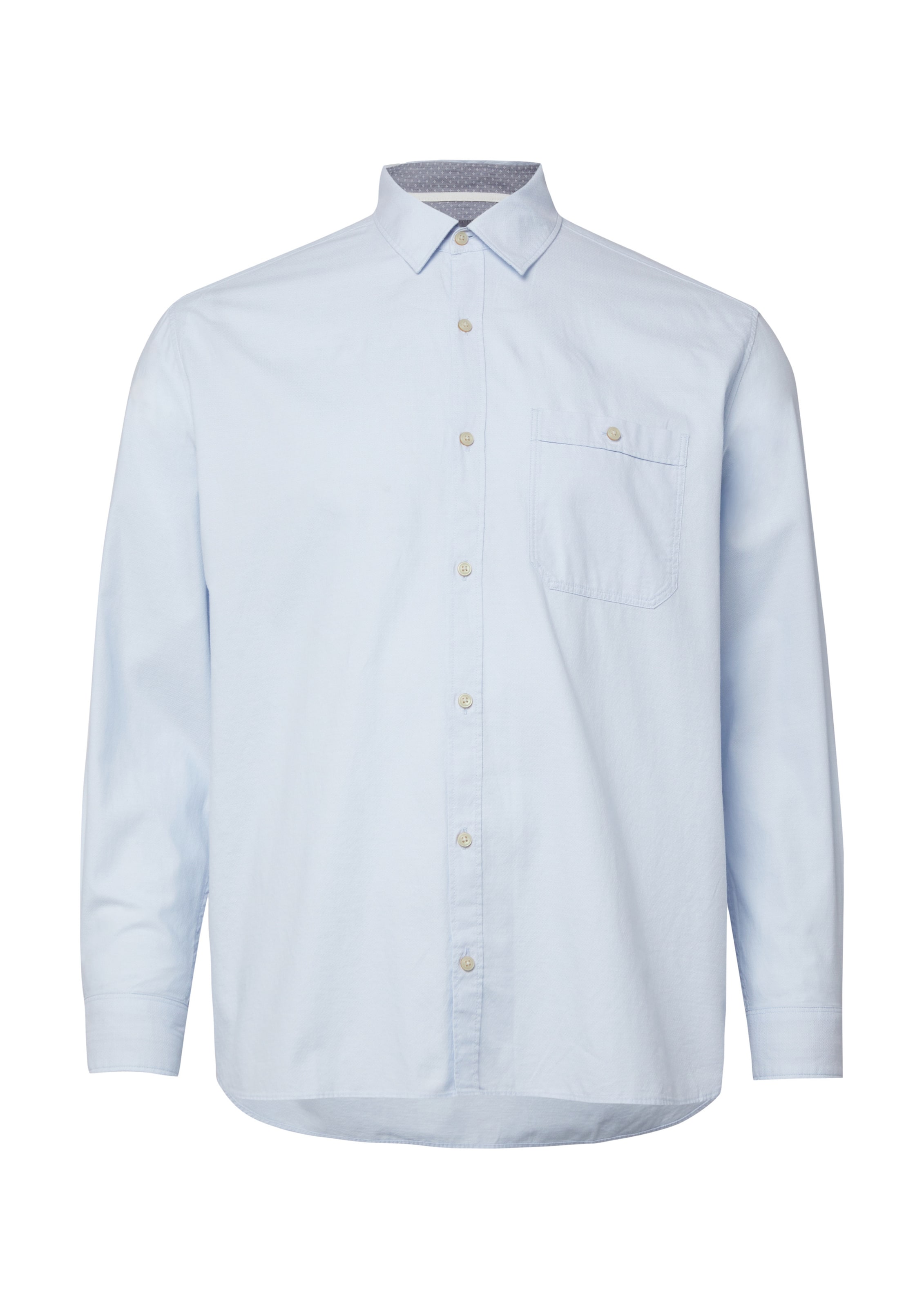 s.Oliver Men Big Sizes Regular Fit Hemd in Blau: Vorderseite